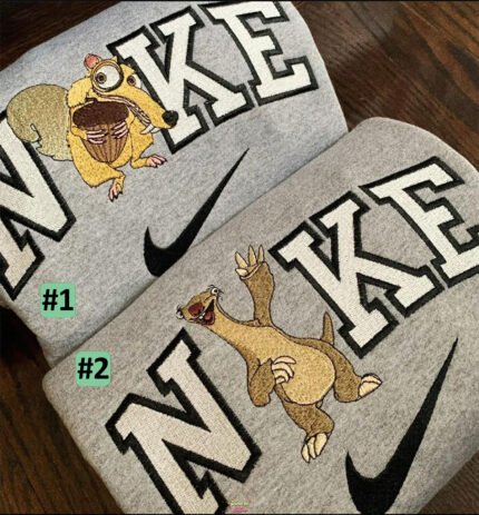 Sidas ir Voveriukas ("Ledynmetis") – siuvinėtas džemperis