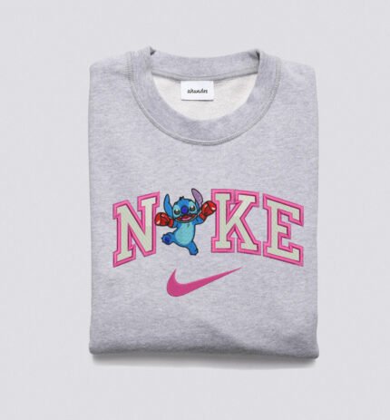 Stitch'as Boxing – siuvinėtas džemperis