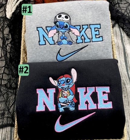 Stičas ir Andžela – siuvinėtas džemperis