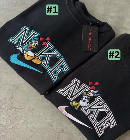 Antulis Donaldas ir Deizė – siuvinėtas džemperis