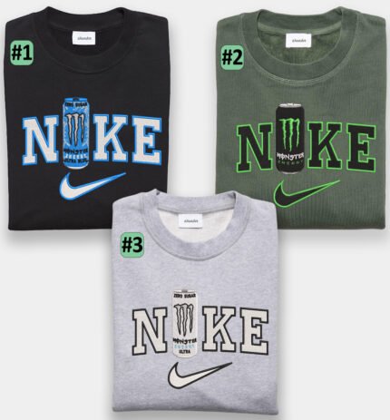 Monster Ultra Energetinis – siuvinėtas džemperis