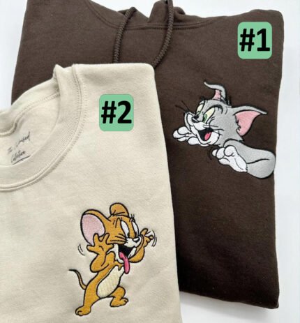 Tomas ir Džeris – siuvinėtas džemperis