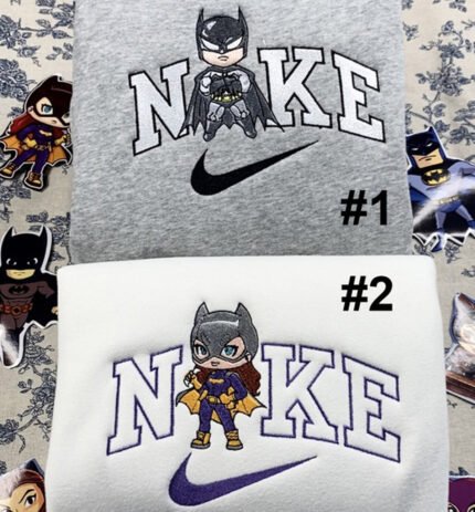 Katė moteris ir Betmenas – siuvinėtas džemperis